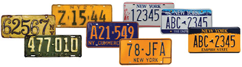 New York State License Plates
